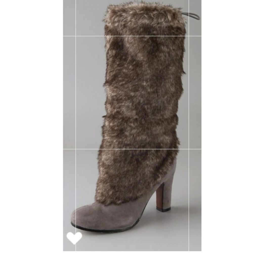 Sam Edelman Shalin suede faux fur boots